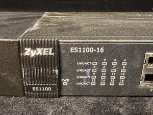 ES1100-16 ZYXEL ES1100 16 PORT GIGABIT ETHERNET SWITCH - Picture 1 of 2