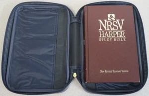 The NRSV Harper Study Bible 1990 Zondervan - hardcover with case cover - Imagen 1 de 17