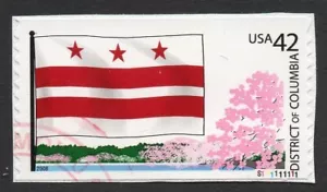 4283 42c DC Flag #S111111111 used PS1 - Picture 1 of 1