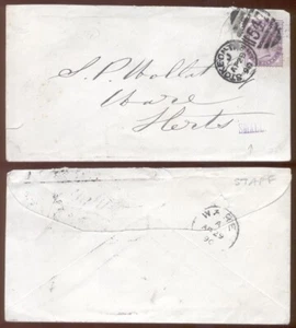 Old Classic Cover, S117 Great Britain Sc89 Queen Victoria, Apr. 28. 1890. - Picture 1 of 1