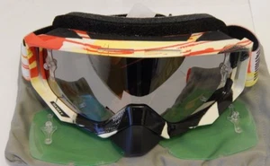 Scott Motorcycle/ATV Tyrant Goggles Paint Orange/ Chrome Works Lens - Picture 1 of 2