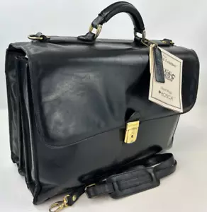Maletín profesional vintage de cuero BOSCA ejecutivo de negocios para hombre - Imagen 1 de 18