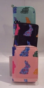Rabbit design oil cloth purse large or small various colours - Picture 1 of 9