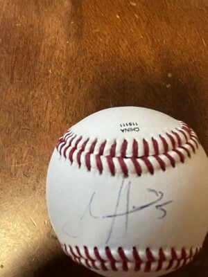 JOSH HARRISON AUTOGRAPHED SIGNED Baseball PIRATES TIGERS Athletics Nationals - Image 1 of 2