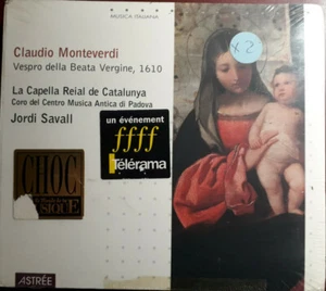 MONTEVERDI,SAVALL CAPELLA REIAL-VESPRO BEATA VERGINE 1610*2CD BRAND NEW SEALED - Foto 1 di 5
