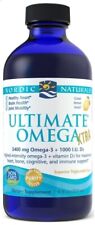 Nordic Naturals Ultimate Omega Xtra 3400mg + 1000IU Vitamin D3,  Lemon - 237 ml