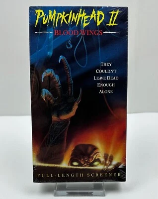 Pumpkinhead II: Blood Wings (VHS, 1994) Full Length Screener *New & Sealed* - Image 1 of 4