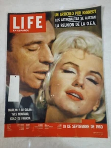 Life Magazine Sept 19 1960 Spanish Edition Marilyn Monroe Cover Kennedy - Picture 1 of 12