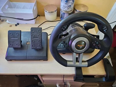 PXN V3II Gaming Steering Wheel & Pedals - Image 1 of 3