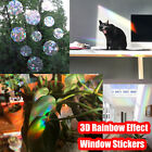 Prisms Window Stickers Home Bedroom PVC Glass Decals Butterfly/Star/Heart/Cat
