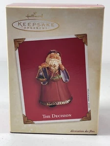 Hallmark The Decision Keepsake Santa Christmas Holiday Tree Ornament in Box - Picture 1 of 12