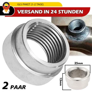 4 Stück Lambdasonde Einschweißgewinde Gewinde Ring Lambda Sonde Mutter M18x1,5MM - Bild 1 von 9