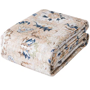 Foldable Vintage Indoor Outdoor Thin Area Rug Floor Cover Entrance Carpet - Picture 1 of 13