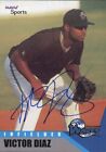 2002 South Georgia Waves VICTOR DIAZ Signed Card autograph AUTO DODGERS METS