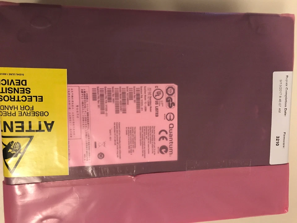 Unidad externa Quantum SAS 3000 LTO5 TC-L52BN TF7272-011 AQ281C#901 HP Ultrium Foto 1 de 1