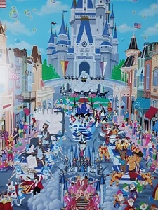 MELANIE TAYLOR KENT WALT DISNEY WORLD 15 YEAR ANNIVERSARY 1987 POSTER SIGNED - Bild 1 von 11