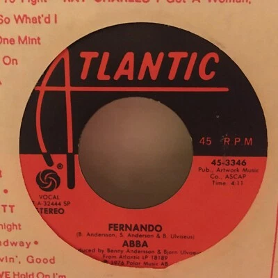 ABBA      /45 single,  FERNANDO   /   ROCK  ME    - Image 1 of 2