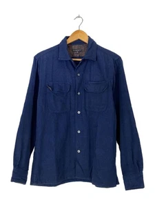 Engineered Garments Long Sleeve Cotton Shirt XS Navy Herringbone Used - Picture 1 of 5