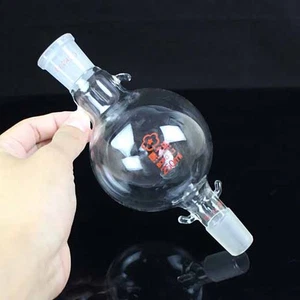 Laboratory Bottles Reservoir ball solvent Chemistry glassware 50-2000ml biology - Foto 1 di 23