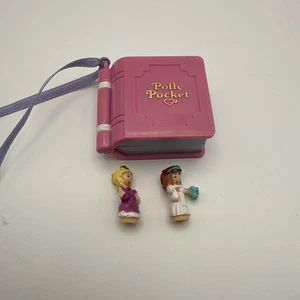 Medallón de boda Polly Pocket Vintage 1995 brillo Bluebird faltante falda - Imagen 1 de 10