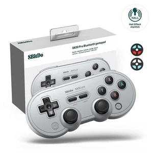 8Bitdo SN30 Pro Wireless Bluetooth Controller with Joystick Rumble Vibration USB - Picture 1 of 7