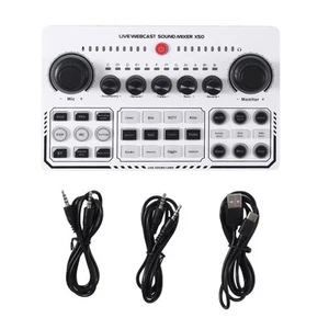 X50 Professional Recording Studio Sound Cards USB Sound Card for Live8863 - Afbeelding 1 van 10