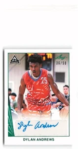 2021-22 Leaf Memories - 1990 autógrafos verdes #BA-DA2 Dylan Andrews automático SN, AU - Imagen 1 de 2