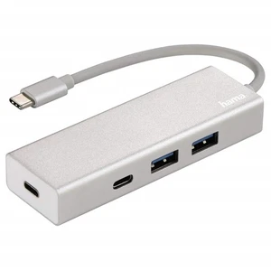 Hama USB-C USB-Hub Typ-C 3.1 Rozdzielacz 1:4 USB Adapter 2x USB-A 2x port USB-C - Zdjęcie 1 z 5