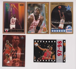 FIVE CARD MICHAEL JORDAN LOT - CHICAGO BULLS - Picture 1 of 1