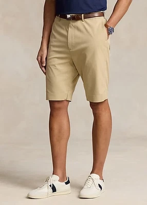 Pantalones Cortos Polo Ralph Lauren Performance Sarga 9" Caqui Para Hombre Talla 54B Foto 1 de 4