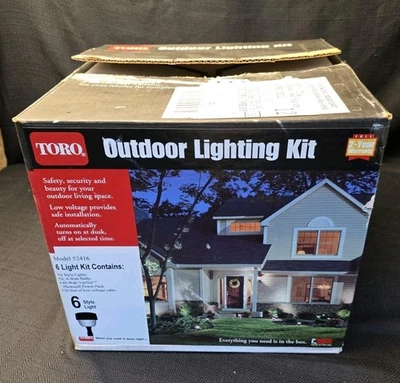 Iluminación exterior automática de bajo voltaje TORO - Kit de 6 luces de estilo - Modelo 52416 - Foto 1 de 4