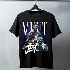 Camiseta negra WWE Jey Uso, camiseta gráfica Yeet Wrestling - Imagen 1 de 5