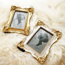 Resin Photo Frame Antique European Gold shabby Chic Style Table Wall Decoration