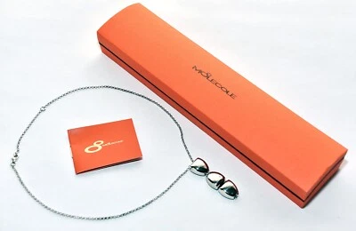 MOLECOLE Collier Collana Catena in Argento 925/1000 - Immagine 1 di 4