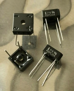 KBPC104 Diodo raddrizzatore ponte 3A 400V SINGOLA FASE 4 PEZZI Z1609 - Foto 1 di 1