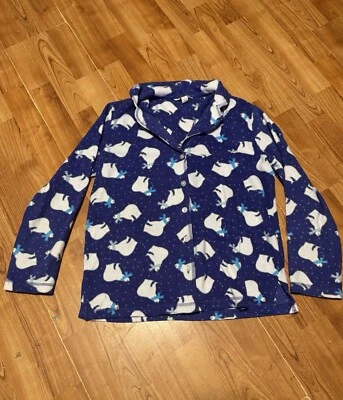 Charter Club Intimates Púrpura Con Oso Polar Talla Pequeña Foto 1 de 4