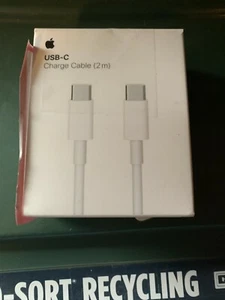Cable de carga USB-C original genuino de Apple (2 m) MLL82AM/A EXCELENTE - Imagen 1 de 2