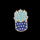  4pcs Fashion Lovely Cartoon Delicate Cactus Brooch Potted Plant Drip Fashion