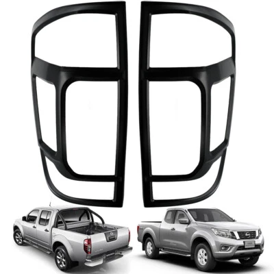 Tail Lamp Cover Matte Black Trim For Nissan Np300 Navara D23 2015 2017 2018 - Image 1 of 4