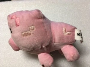 Minecraft Plüschtier rosa Schwein verpixelt Jazwares Stofftier - Bild 1 von 8
