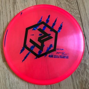 Discraft Paul Mcbeth 4x Zona Mal impresión Fuera de imprenta Rojo Azul Garras Rojas 173-174 Nuevo - Imagen 1 de 3