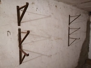 6 x Wandregal halter Regalträger - Regalhalter - massief Stahl - Bild 1 von 5