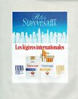  Publicité Advertising 0322 1990   Cigarettee Peter Stuyvesant Légères Interntio