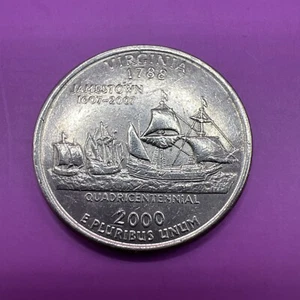 Rare 2000 Virginia Quarter (P) - Picture 1 of 8