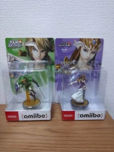 Nintendo amiibo ZELDA LINK set lot  (Super Smash Brothers) Japan Import NEW - Picture 1 of 5