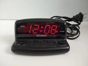 GENUINE SHARP DIGITAL- ALARM CLOCK (SPC026) - used - Picture 1 of 5