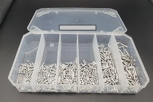 Nieten Set Aluminium Halbrundkopf Alu Halbrundkopfniete Kasten Box 2mm 2,5mm - Picture 1 of 8