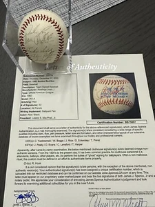 Boston Red Sox team autographed ball from 1982 (with 22 Sigs (JSA LOA) - Picture 1 of 5