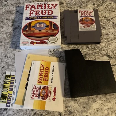Family Feud (Nintendo Entertainment System, 1991) CIB GameTek - Image 1 of 4