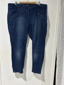 Studio East Women’s Jean Size 20 Denim Straight Denim Jean - Picture 1 of 13